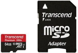 Transcend 64GB Micro SDXC Premium 90MB/s