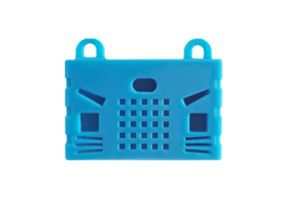Siliconen Behuizing voor Micro:Bit V2 - Blauw / Ronde Oortjes