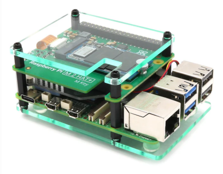 Lagen Behuizing voor Raspberry Pi M.2 HAT+ & Active Cooler