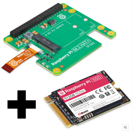 Raspberry Pi SSD Kit voor Raspberry Pi 5 | 512GB