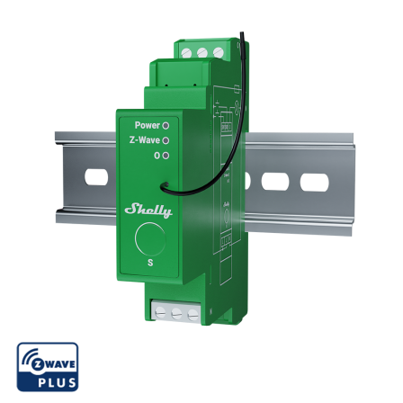 Shelly Wave Pro Dimmer 1PM – Slimme Wanddimmer met Stroommeting