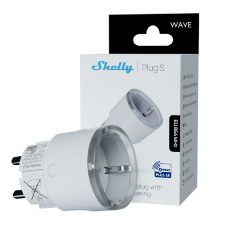 Shelly Wave Plug S - Slimme stekker wit