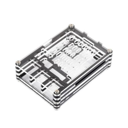 Raspberry PI 5B Laagjes Behuizing - Transparant