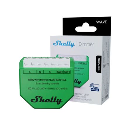 Shelly Wave Dimmer LR – Draadloze Dimmer voor Slimme Verlichting