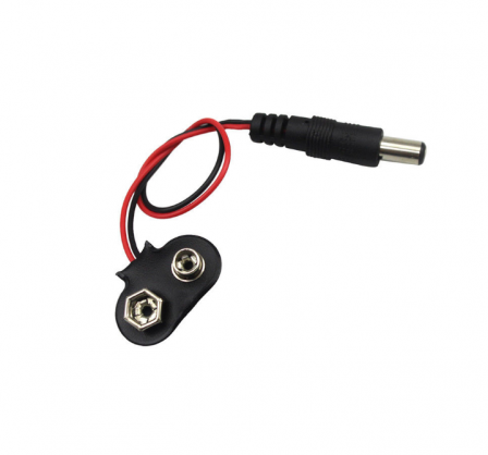 9V DC Power Cable Clip