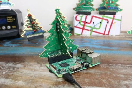 3D Xmas Tree for Raspberry Pi Pre Soldering Kit