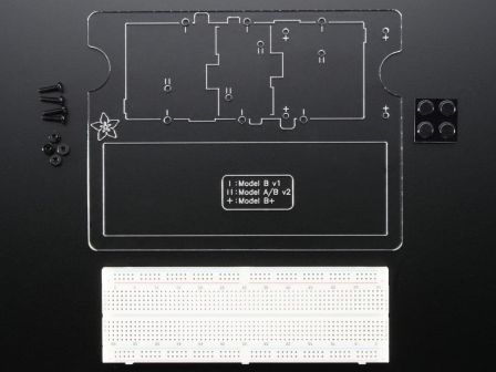 Adafruit Pi-Dish voor Raspberry Pi Inclusief Breadbord