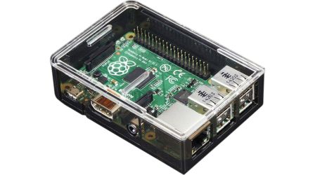 Raspberry Pi B+ / Pi 2 / Pi 3 Case - Smoke Base