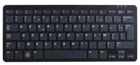 AZERTY Toetsenbord - Zwart/Grijs