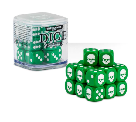 Warhammer Dice Cube 12mm - Green