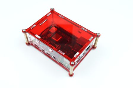 Raspberry Pi 4 Behuizing - Rood