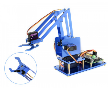 Waveshare Metalen 4-DOF Robot Arm Kit voor Raspberry Pi met Bluetooth / Wifi