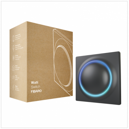 FIBARO Walli Switch - Antraciet