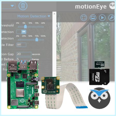  IP Camera Kit met Raspberry PI 4 2GB / 4GB / 8GB