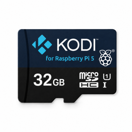 KODI Software Micro SD Kaart voor pi 5