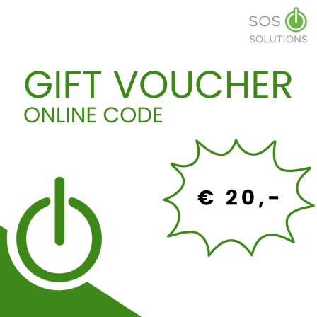 Cadeaukaart € 20,- SOS Solutions