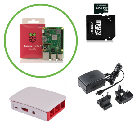 Officiële Raspberry Pi 3 B+ Starter Kit met Originele Accessoires