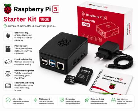 Raspberry Pi 5 / 16GB Starter Kit