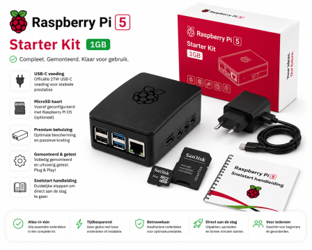 Raspberry Pi 5 / 1GB Starter Kit