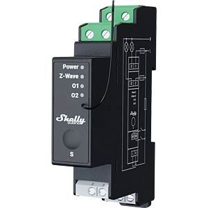 Shelly Wave Pro 2PM LR - Slimme Dubbele Stopcontact met Energiemeter en Z-Wave