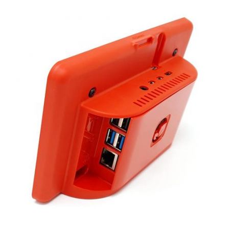 7'' Touchscreen behuizing voor Raspberry PI 4 - Rood