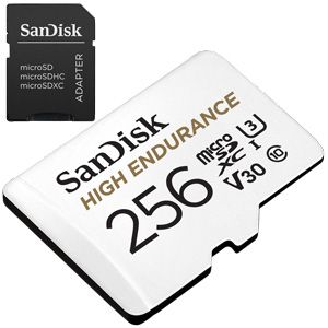 SanDisk High Endurance SD Kaart - 256GB