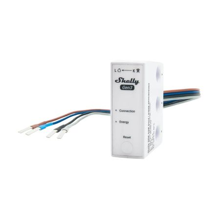 Shelly 3EM 63W Gen3 - 3-Fase Energiemeter met WiFi