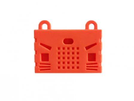 Siliconen Behuizing voor Micro:Bit V2 - Oranje / Ronde Oortjes