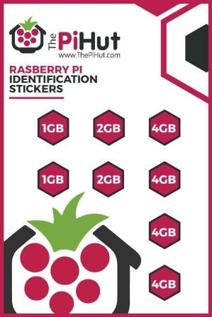 Raspberry Pi 4 Stickers