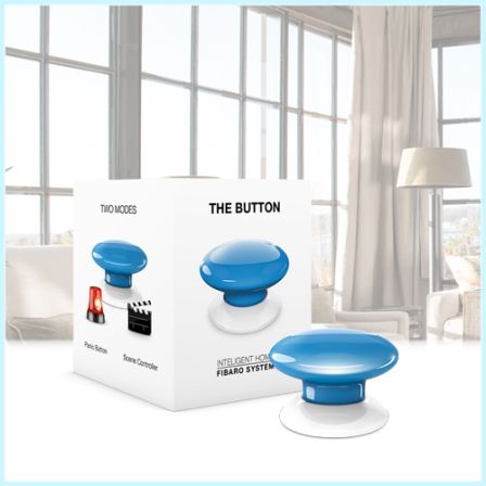 Fibaro The Button Kleur blauw