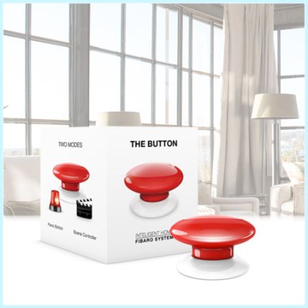 Fibaro The Button Kleur Rood