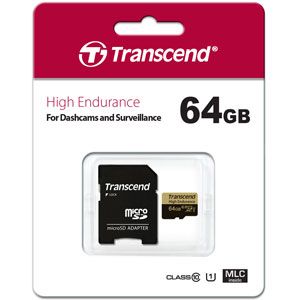 Transcend 64GB Micro SDXC High-Endurance 90MB/s